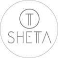 SHETTA - Önü Desenli Yaka Şeritli Tunik - Tarçın